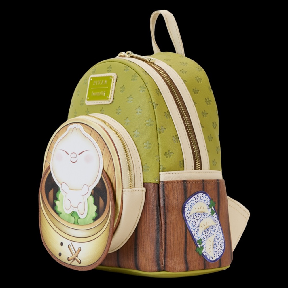 NWT Pixar Loungefly Green Bao Bamboo Steamer Basket Backpack - Picture 2 of 5